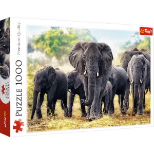 Puzzle 100 piezas Elefantes africanos
