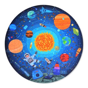 Puzzle Redondo Explorando el Espacio