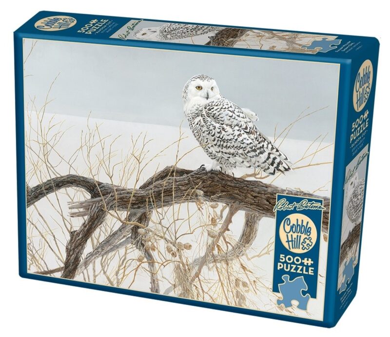 Puzzle 500 piezas Fallen willow snowy owl