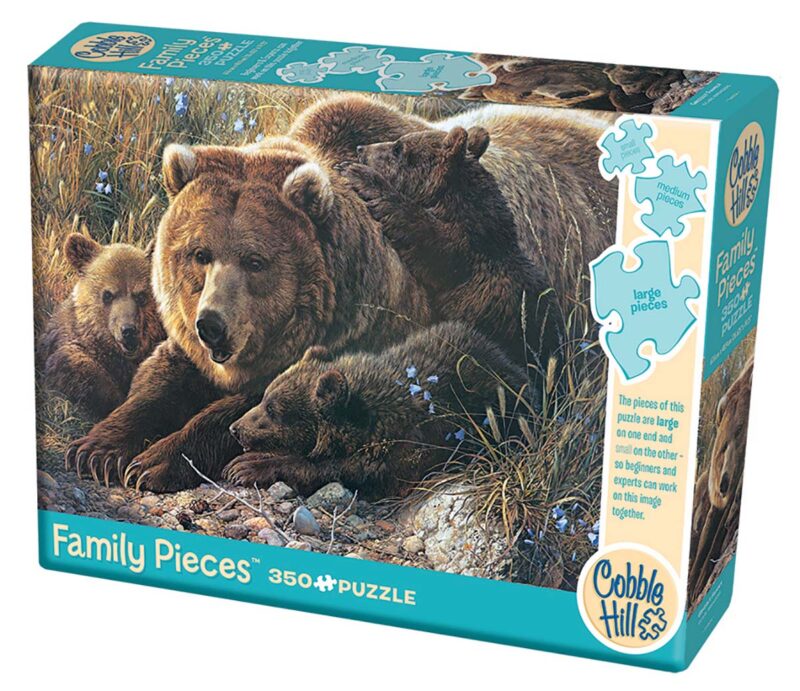 Puzzle 350 piezas Grizzly Family