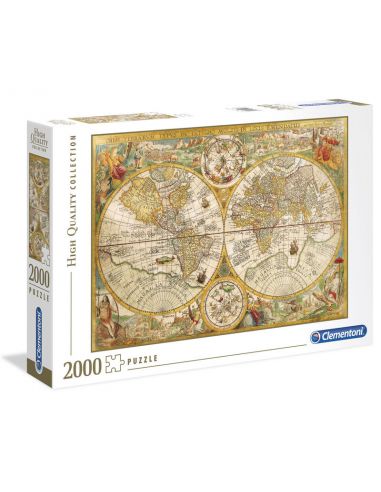 Puzzle 2000 piezas Mapa Antiguo