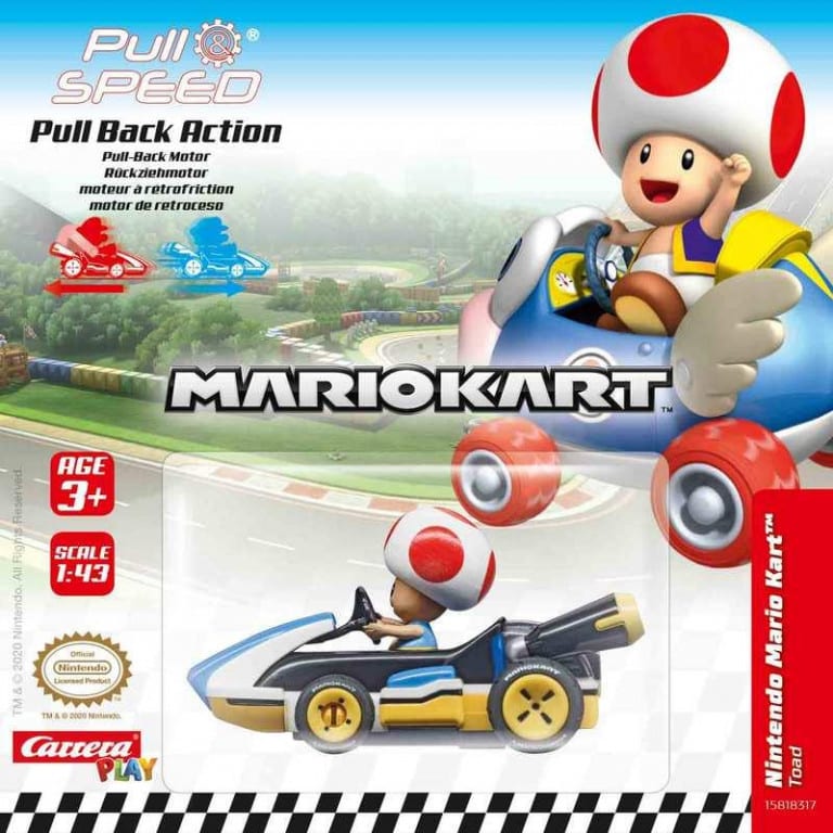 Auto Mario Kart a Fricción Toad