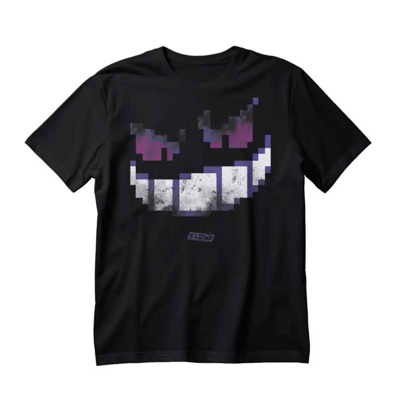 Polera Pokémon impresión Directa  – Gengar Face (GSC)