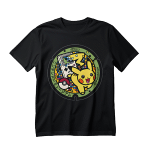 Polera Pokémon impresión Directa  – Pikachu (PokeLid)