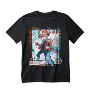 Polera Pokémon impresión Directa – Trainer Red