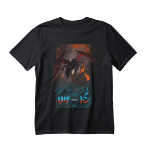 Polera Pokémon impresión Directa – Shiny Charizard