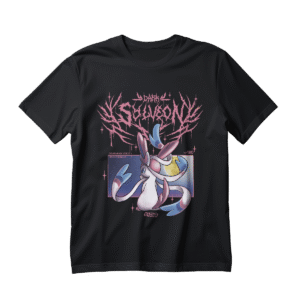 Polera Pokémon  impresión Directa  – Dark Sylveon